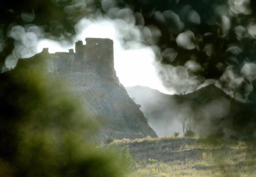 The medieval castle of Quermanco